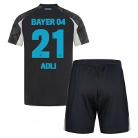 Dětský fotbalový dres Bayer Leverkusen Amine Adli #21 2024-25 Třetí Krátký Rukáv (+ trenýrky)